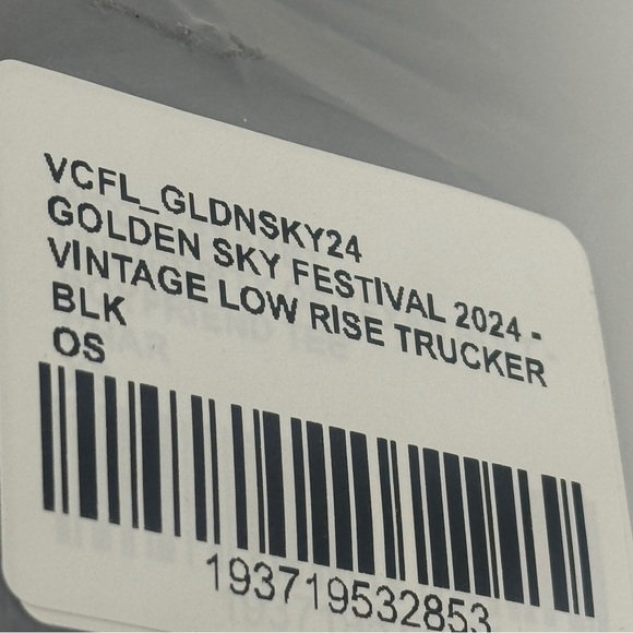 NWT Aviator Nation Golden Sky 2014 Festival Trucker Hat Cap Black Country Music - Picture 4 of 16